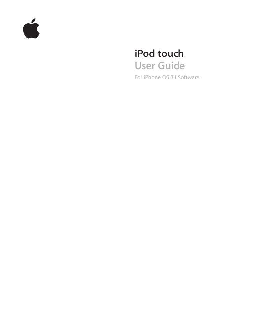 instruction manual for apple itouch