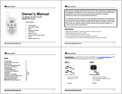 midland 2-way radios owner manual