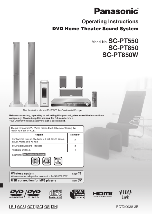 service panasonic manual dvd