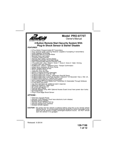 pro9775t programming manual