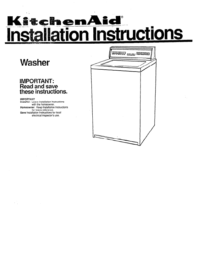 kitchenaid manual on Kitchenaid Dishwasher User Manual   Manualsonline Com