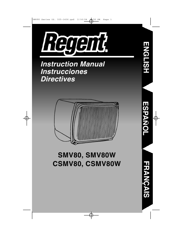 Search regent ht391 User Manuals  ManualsOnline.com