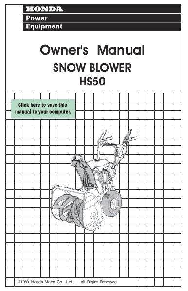 Honda snowblower shop manual pdf #3