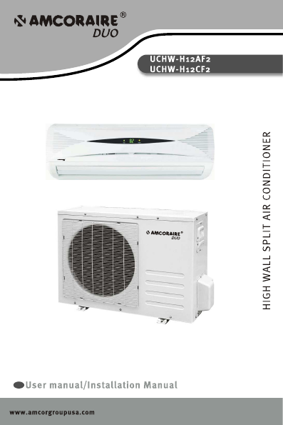 Amcor Air Conditioner UCHW-H12CF2 User's Guide | ManualsOnline.com