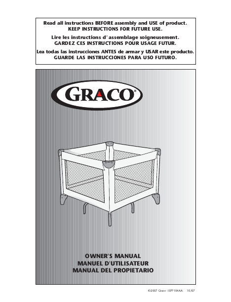 crib literature graco crib user manual type manual graco crib user ...