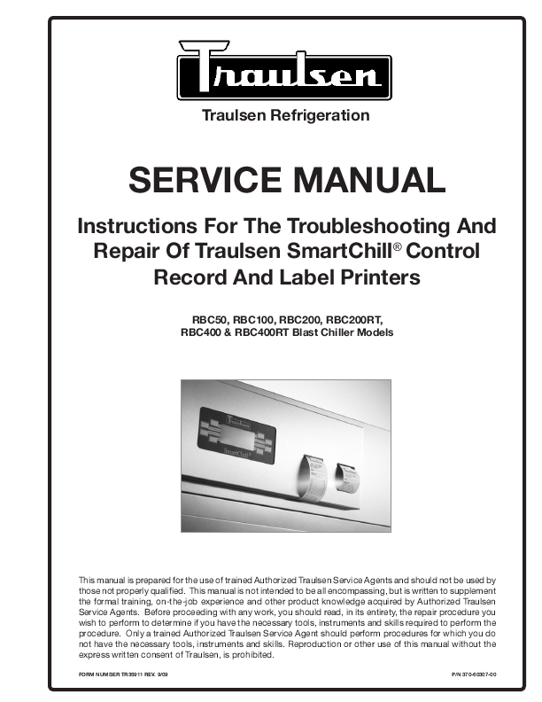 TRAULSEN R A SERIES OWNER S MANUAL Pdf Download