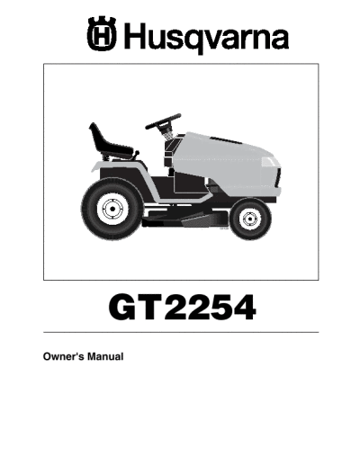 husqvarna gt2254