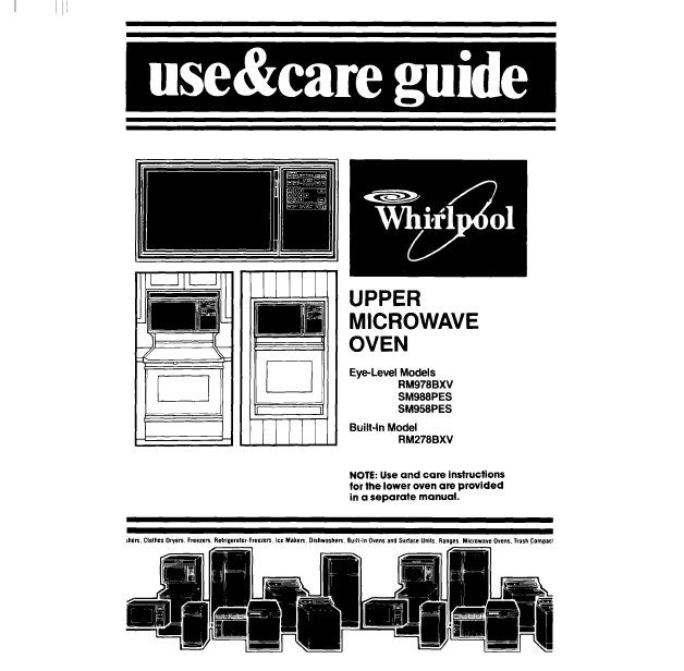whirlpool microwave download manual