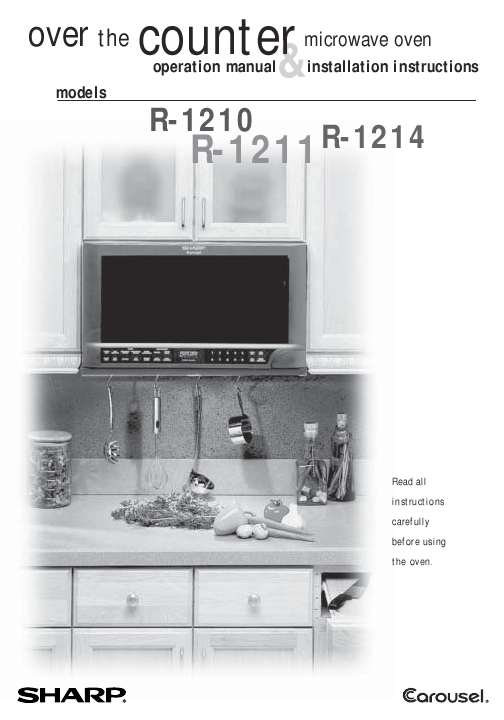 carousel microwave manual