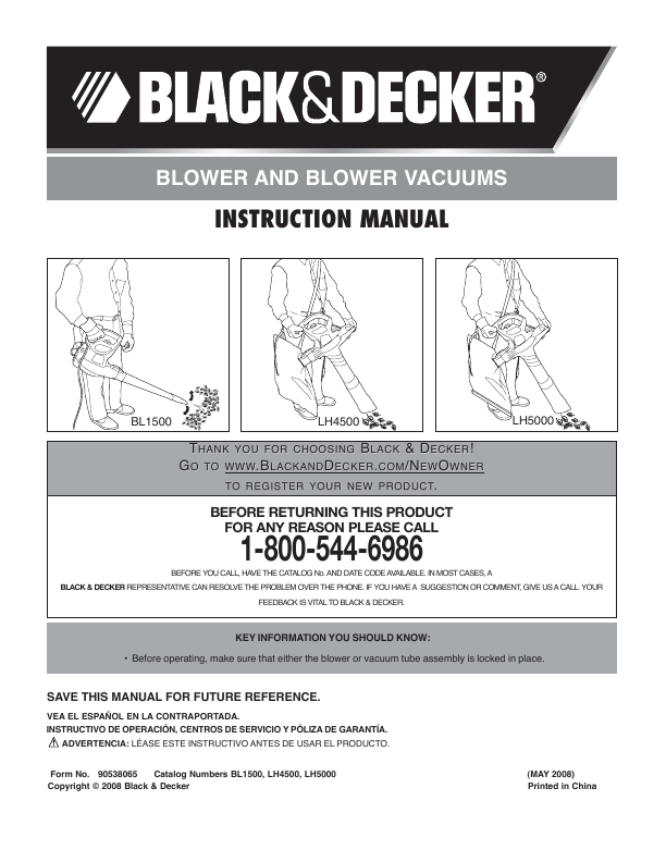 Search black decker bc25ewb html ct tip User Manuals