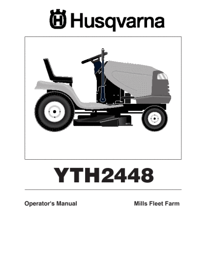 husqvarna lawn tractor maintenance