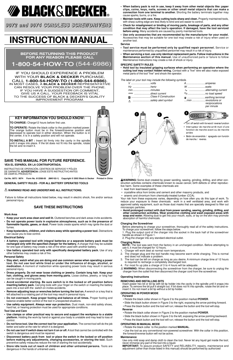 Search black decker bc25ewb html ct tip User Manuals